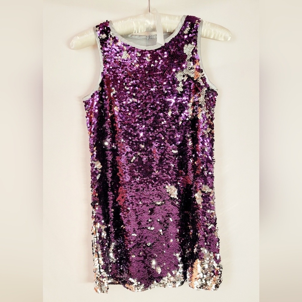 Girls sleeveless sequin dress